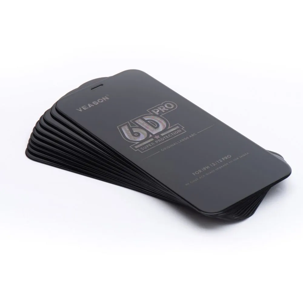 6D Veason Pro Glass (SET 10in1) - for Iphone 14 Pro black - Image 5