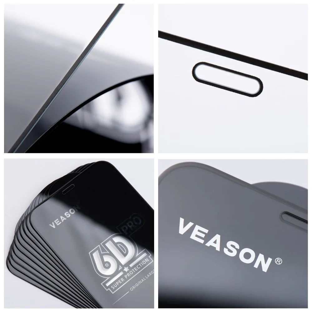 6D Veason Pro Glass (SET 10in1) - for Iphone 17 black - Image 6