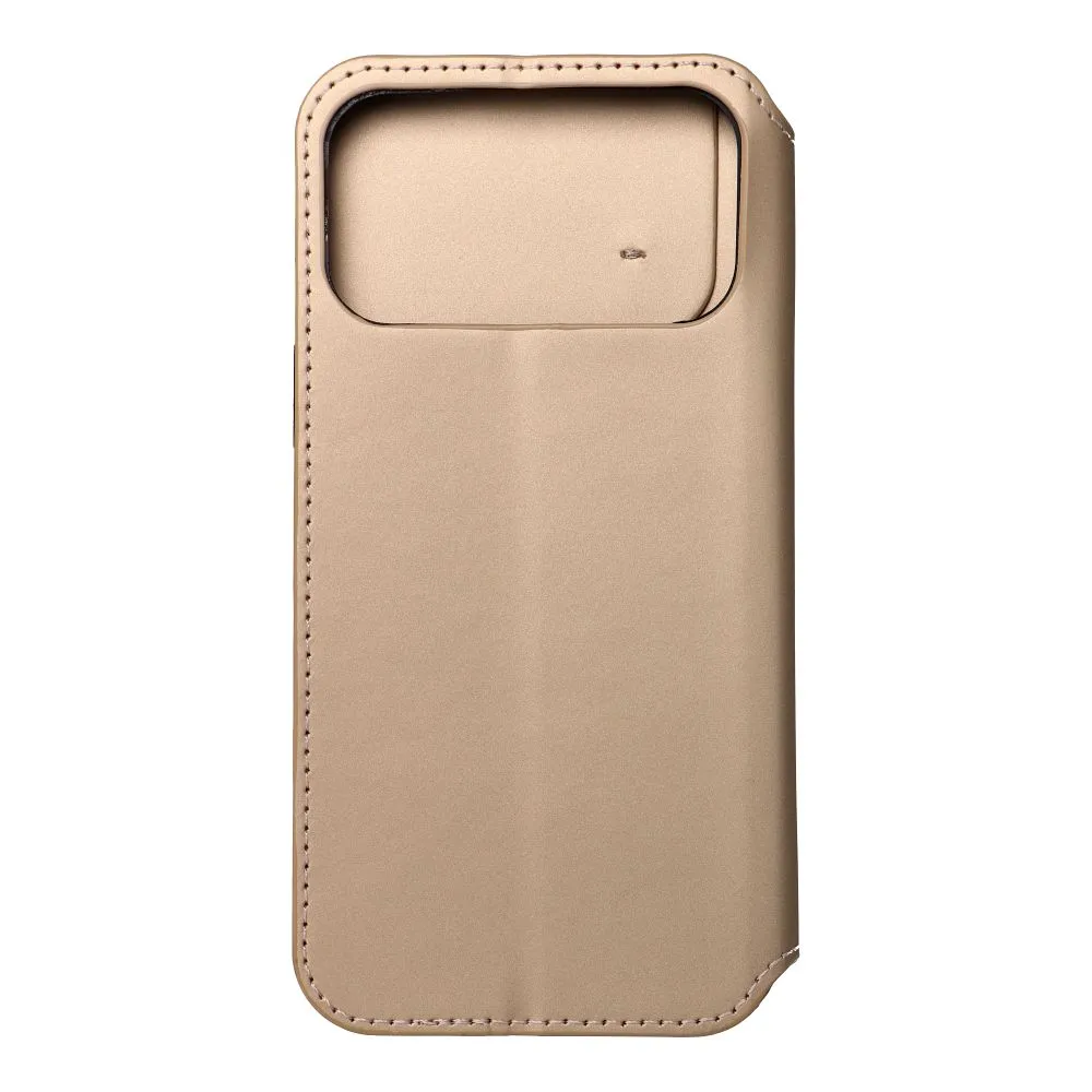 Flip case for iPhone 17 PRO MAX / 18 PRO MAX Dual Pocket Book gold - Image 8