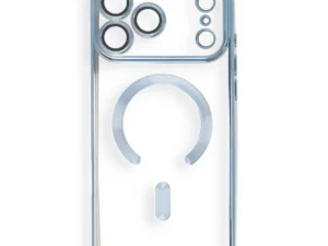 Case for iPhone 18 Pro Max / 17 Pro Max Electro Mag Cover compatible with MagSafe sky blue