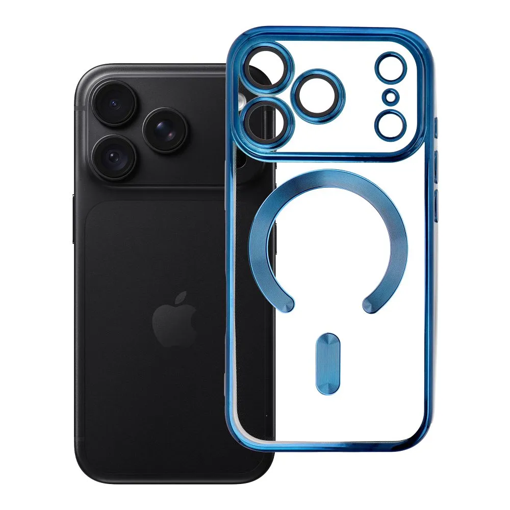 Case for iPhone 18 Pro Max / 17 Pro Max Electro Mag Cover compatible with MagSafe navy blue