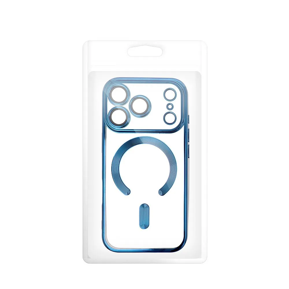 Case for iPhone 18 Pro Max / 17 Pro Max Electro Mag Cover compatible with MagSafe navy blue - Image 5
