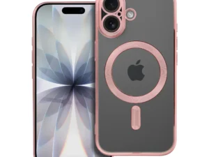 Case for iPhone 17 Electro Mag Cover compatible with MagSafe gold-rose