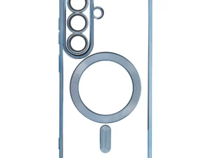 Case for Samsung S26 Electro Mag Cover compatible with MagSafe blue