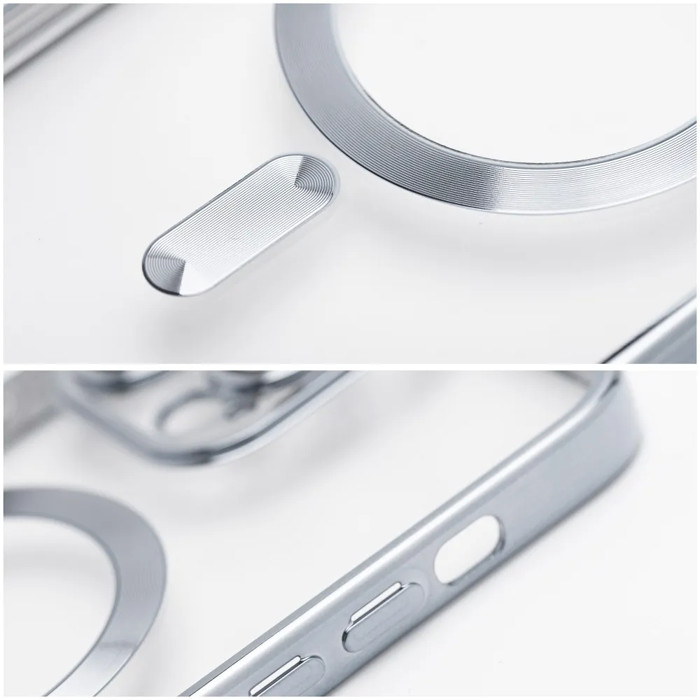 Case for Samsung S26 PLUS Electro Mag Cover compatible with MagSafe silver - 4. kép