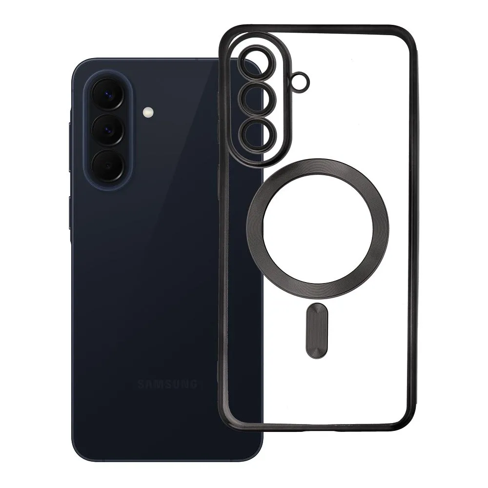 Case for Samsung A57 Electro Mag Cover compatible with MagSafe black - 6. kép