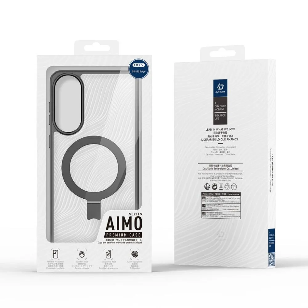 DUX DUCIS AIMO MAG tok, MagSafe kompatibilis SAMSUNG S25 Edge készülékhez, fekete - Image 3