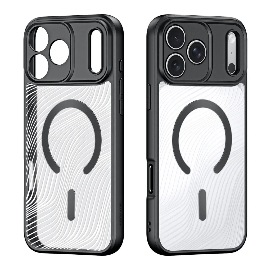 DUX DUCIS case AIMO MAG compatible with MagSafe for IPHONE 17 PRO MAX (Open Ring Version) black - Image 2