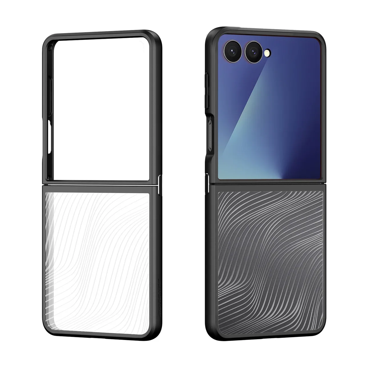 DUX DUCIS case AIMO for SAMSUNG Z Flip7 (Full Window Version) black - Image 2