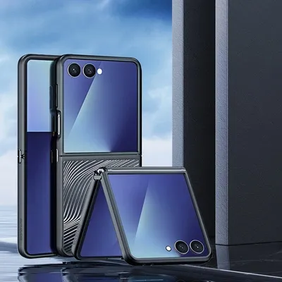 DUX DUCIS case AIMO for SAMSUNG Z Flip7 (Full Window Version) black - Image 3