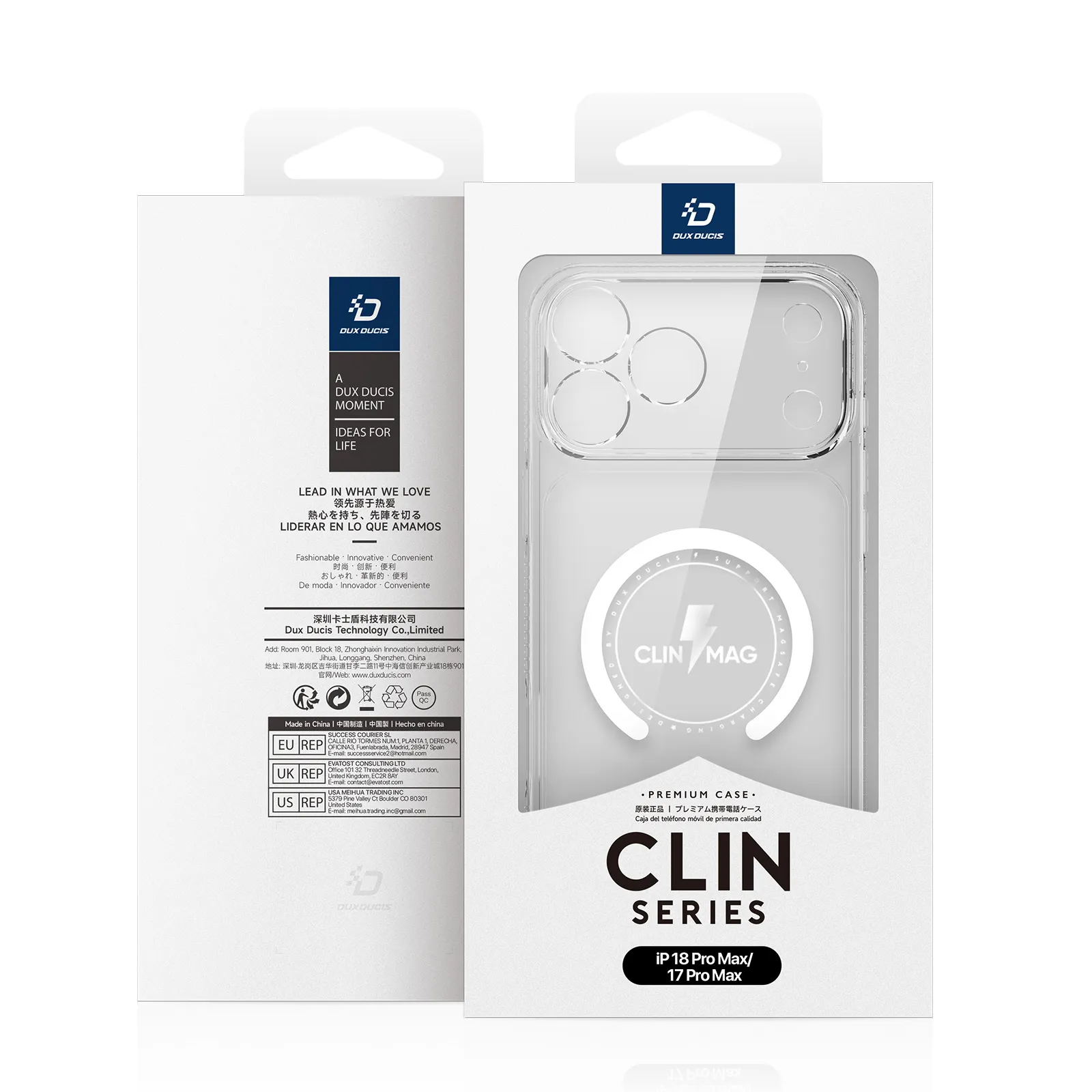 DUX DUCIS case CLIN MAG compatible with MagSafe for iPhone 18 Pro Max / 17 Pro Max transparent - Image 12