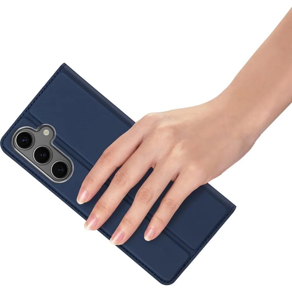 DUX DUCIS wallet case SKIN PRO for SAMSUNG S25 blue - Image 5