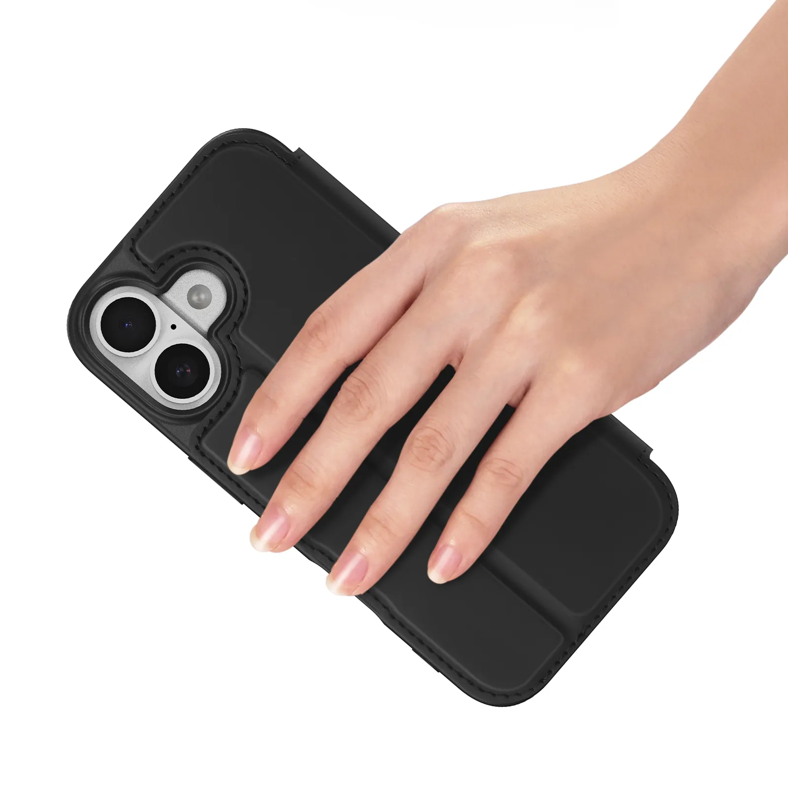 DUX DUCIS wallet case SKIN PRO for IPHONE 17 black - Image 3