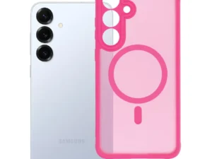 Case for Samsung S25 PLUS Full Matte Mag Cover compatible with MagSafe pink