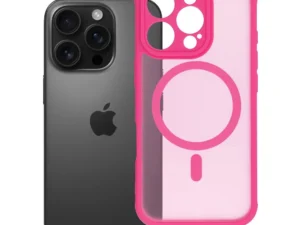 Case for iPhone 16 PRO Full Matte Mag Cover compatible with MagSafe pink