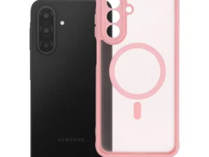 Case for Samsung A17 / A18 Full Matte Mag Cover compatible with MagSafe light pink