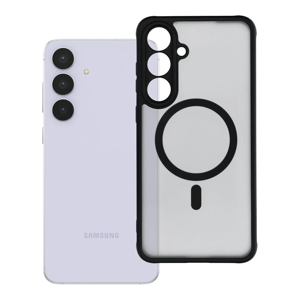 Case for Samsung S25 FE Full Matte Mag Cover compatible with MagSafe black