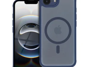 Case for iPhone 12 Full Matte Mag Cover compatible with MagSafe blue