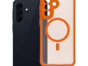 Case for Samsung A57 Full Matte Mag Cover compatible with MagSafe orange