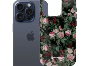 Case for iPhone 15 PRO Forcell F-Protect Mirage compatible with Military Drop-Test rose drama