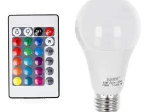Light bulb LED RGB 15W E27 A65 multicolor