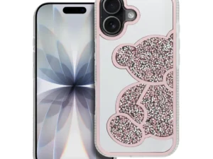 Case for iPhone 17 Teddy Bear pink