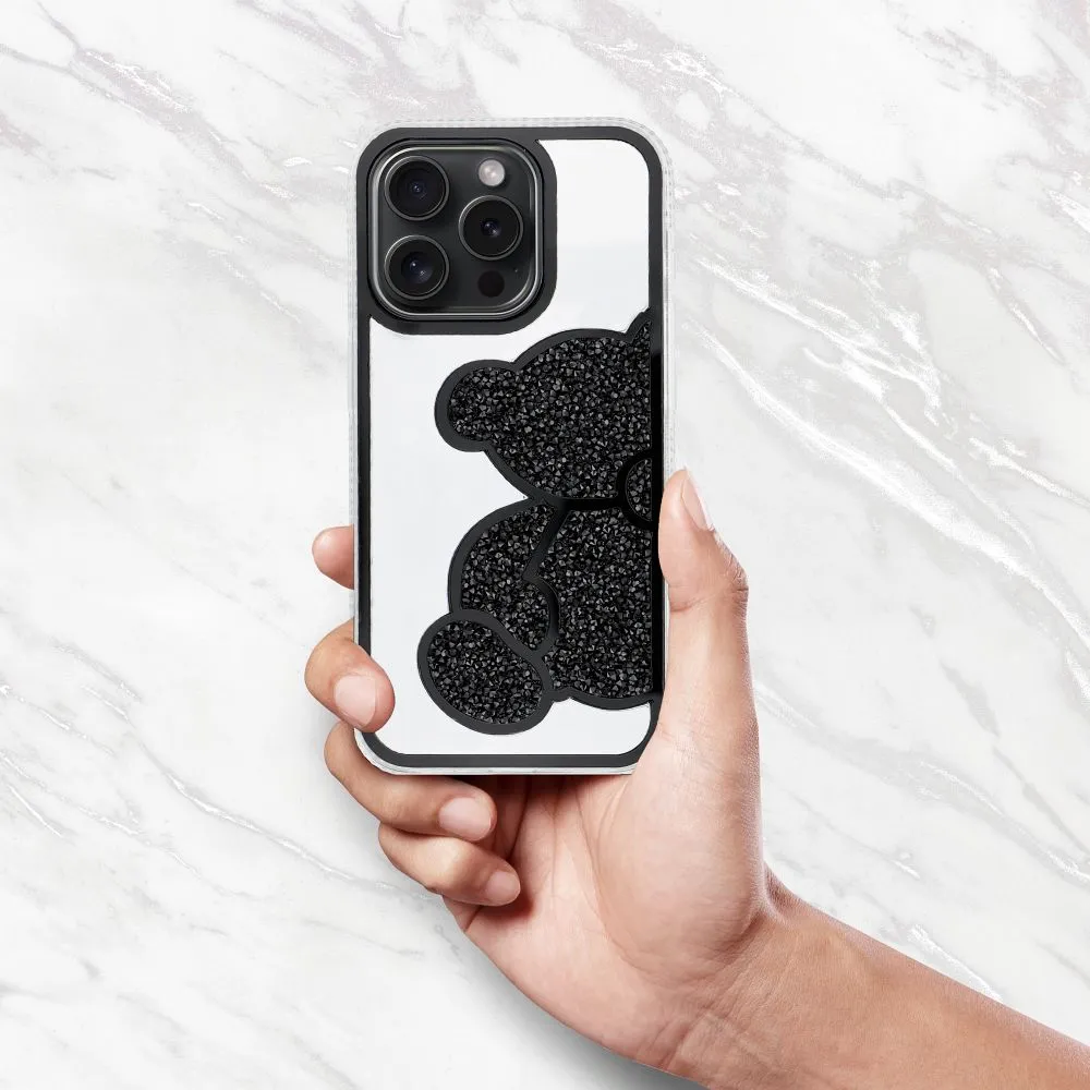 Case for iPhone 17 Pro Max / 18 Pro Max (low camera edge) Teddy Bear black - Image 7