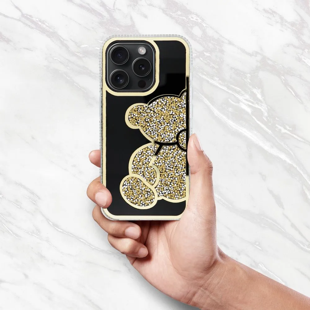 Case for iPhone 18 Pro Max / 17 Pro Max Teddy Bear gold - Image 7