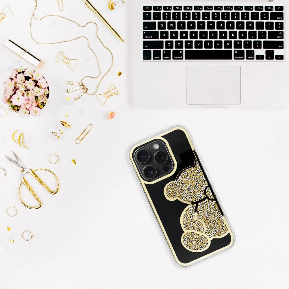 Case for iPhone 18 Pro Max / 17 Pro Max Teddy Bear gold - Image 5