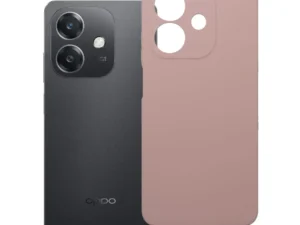 Case for Oppo A40 Silicone 2mm (camera protection) powder pink