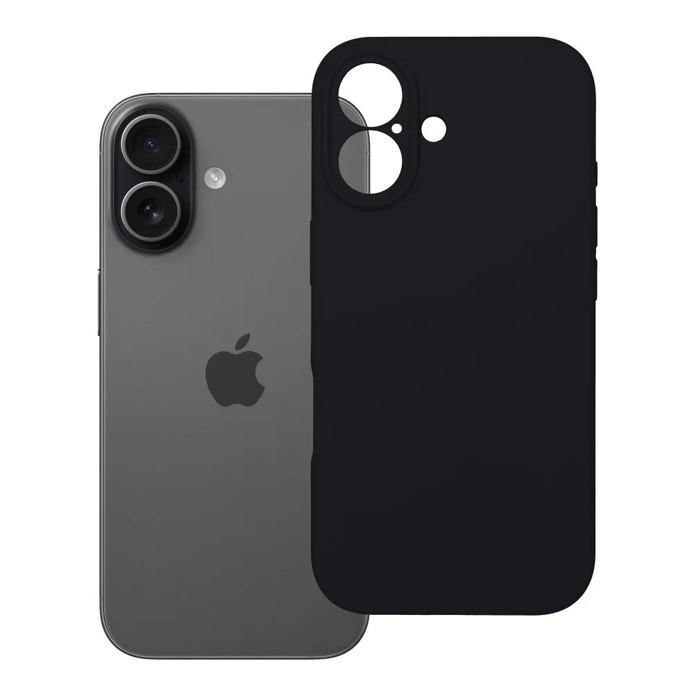 Case for iPhone 17 Silicone 2mm (camera protection) black