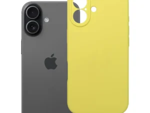 Case for iPhone 17 Silicone 2mm (camera protection) yellow