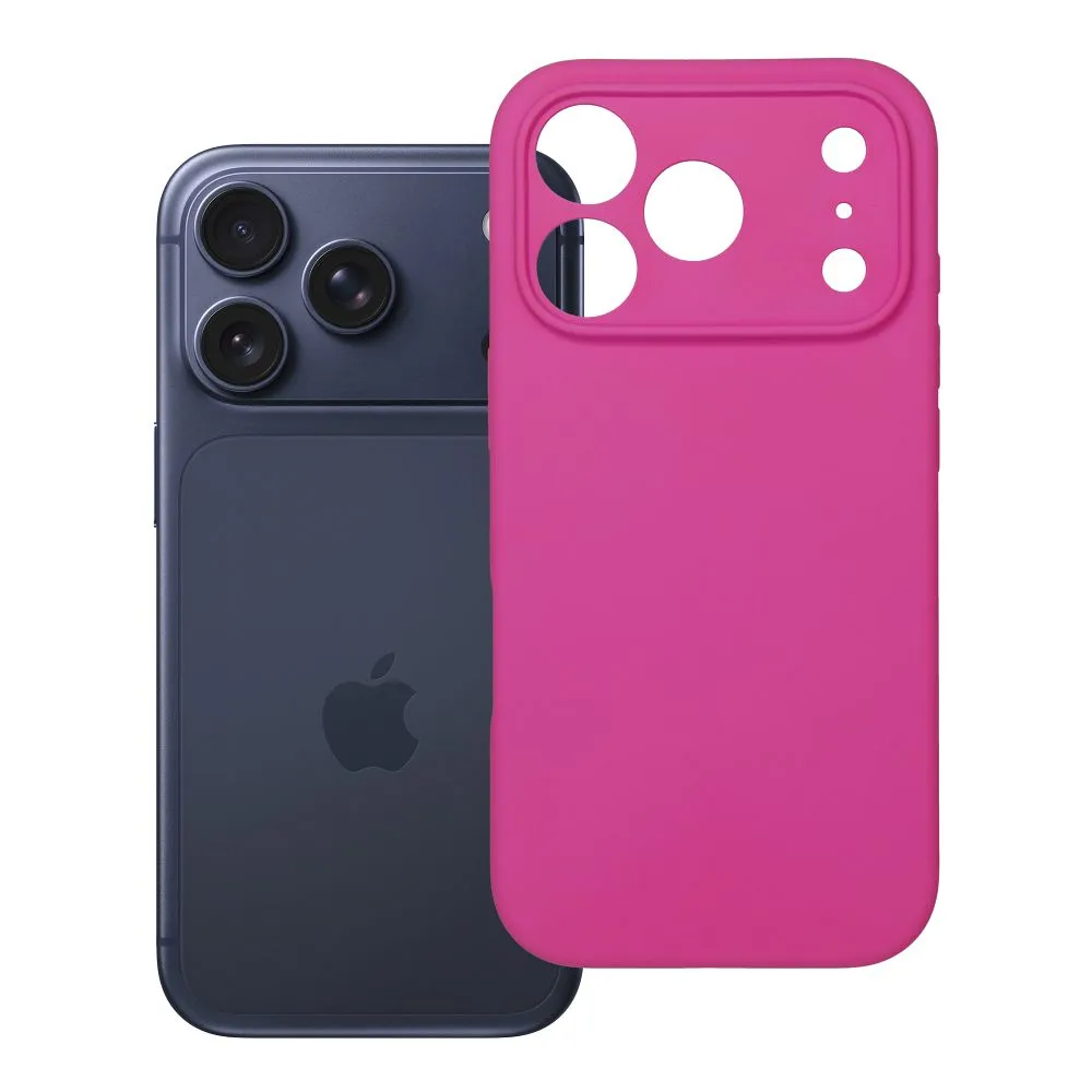 Case for iPhone 17 Pro / 18 Pro (low camera edge) Silicone 2mm (camera protection) pink - Image 6