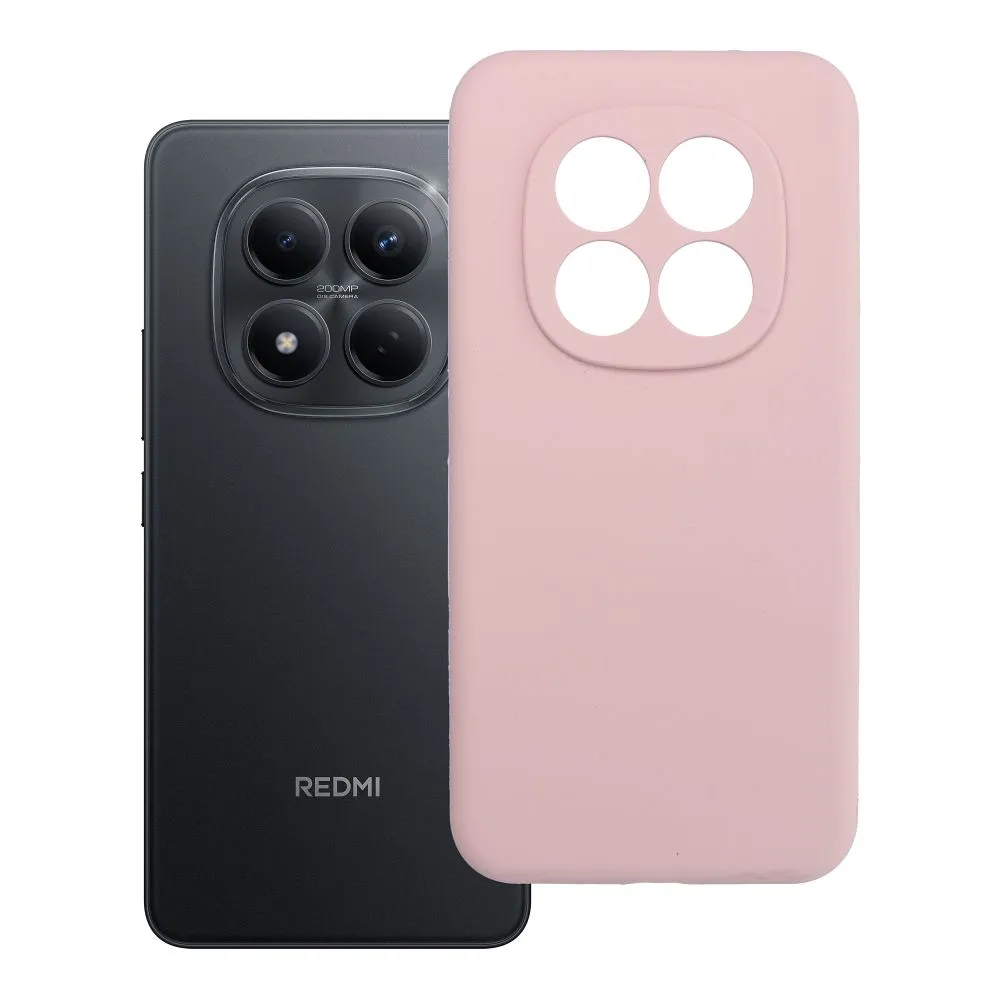 Case for Xiaomi Redmi Note 15 PRO PLUS 5G Silicone 2mm (camera protection) powder pink