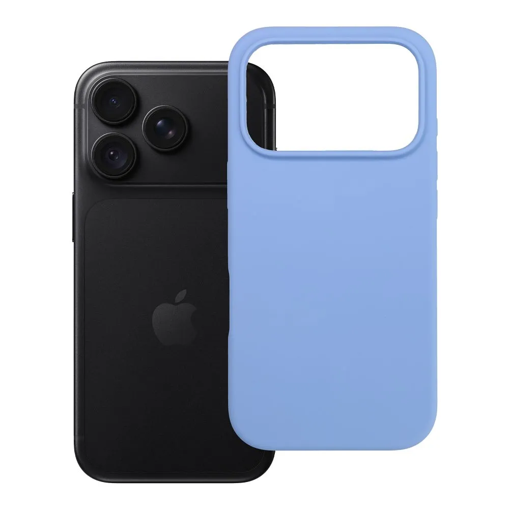 Case for iPhone 18 Pro / 17 Pro Silicone 2mm (camera protection) light blue