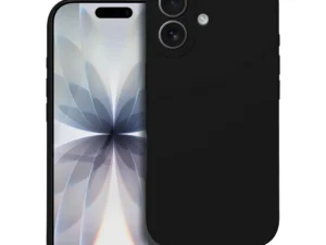 Case for iPhone 17 Pro / 18 Pro (low camera edge) Silicone 2mm (camera protection) compatible with MagSafe black