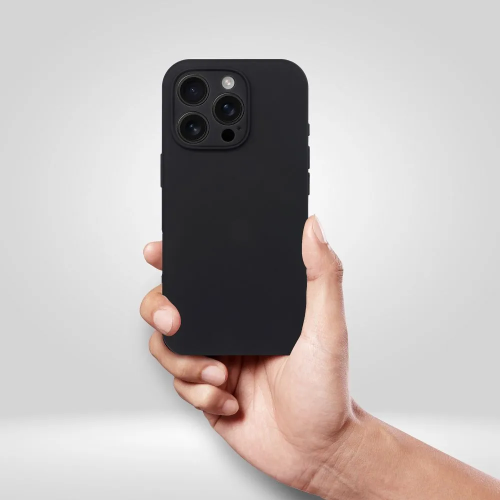 Case for iPhone 17 Silicone 2mm (camera protection) compatible with MagSafe black - Image 3
