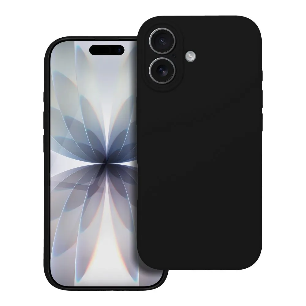 Case for iPhone 17 Silicone 2mm (camera protection) compatible with MagSafe black
