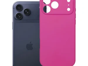 Case for iPhone 18 Pro Max / 17 Pro Max Silicone 2mm (camera protection) compatible with MagSafe pink