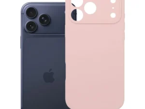 Case for iPhone 18 Pro Max / 17 Pro Max Silicone 2mm (camera protection) compatible with MagSafe powder pink