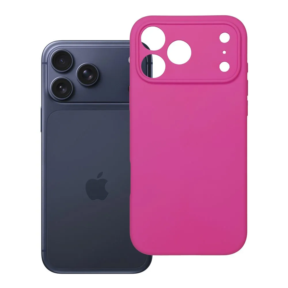 Case for iPhone 18 Pro Max / 17 Pro Max Silicone 2mm (camera protection) pink