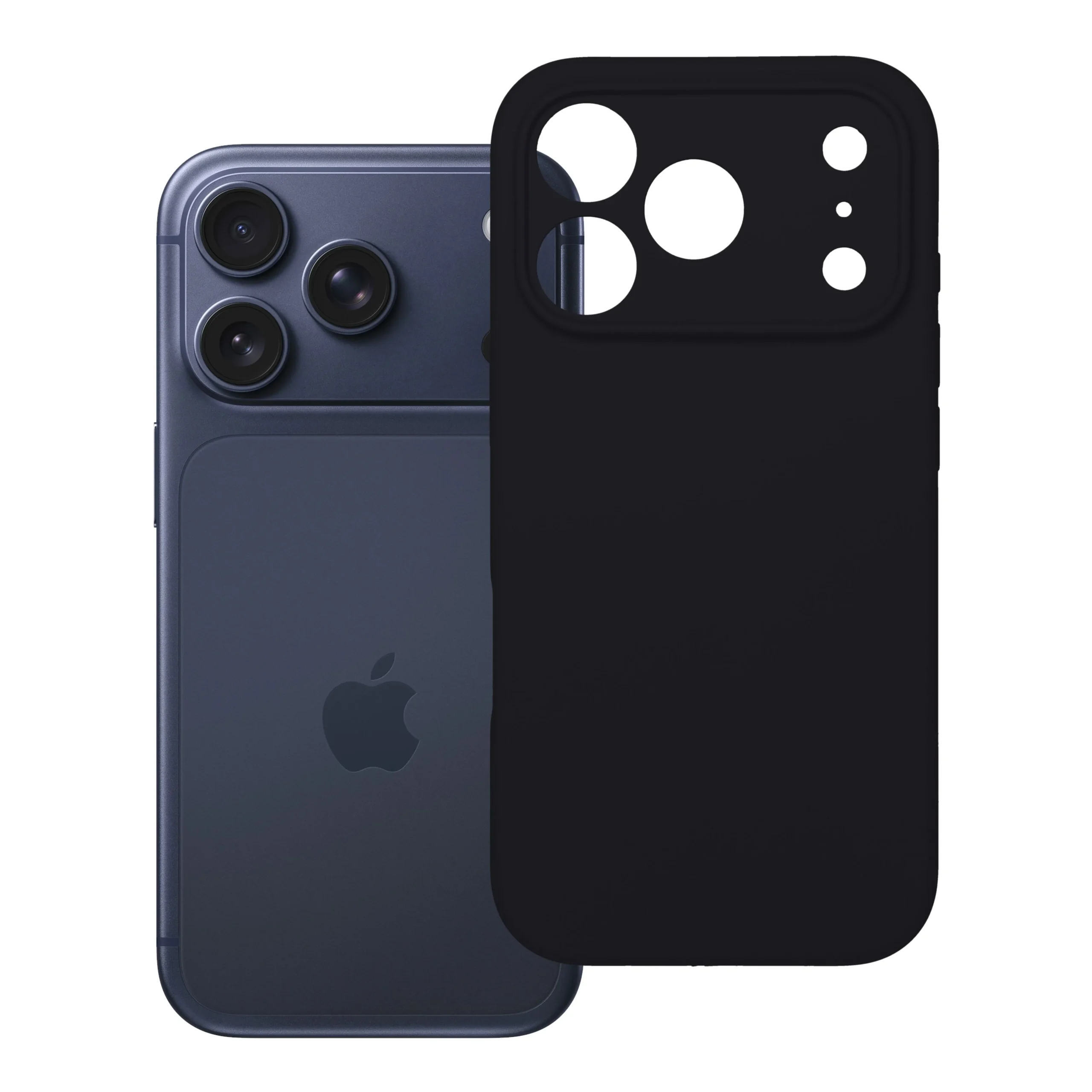 Case for iPhone 18 Pro Max / 17 Pro Max Silicone 2mm (camera protection) black