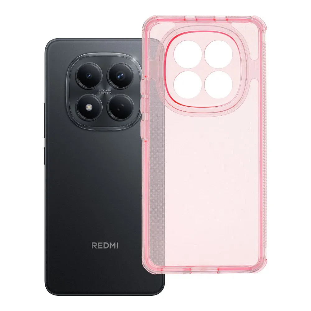 Case for Xiaomi Redmi Note 15 4G / 5G Matrix Clear powder pink - 5. kép