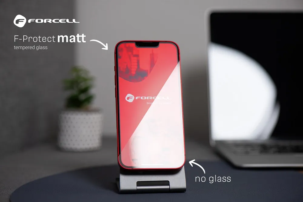 Tempered glass to iPhone 13 PRO MAX / 14 PLUS Forcell Matt Glass black - Image 9
