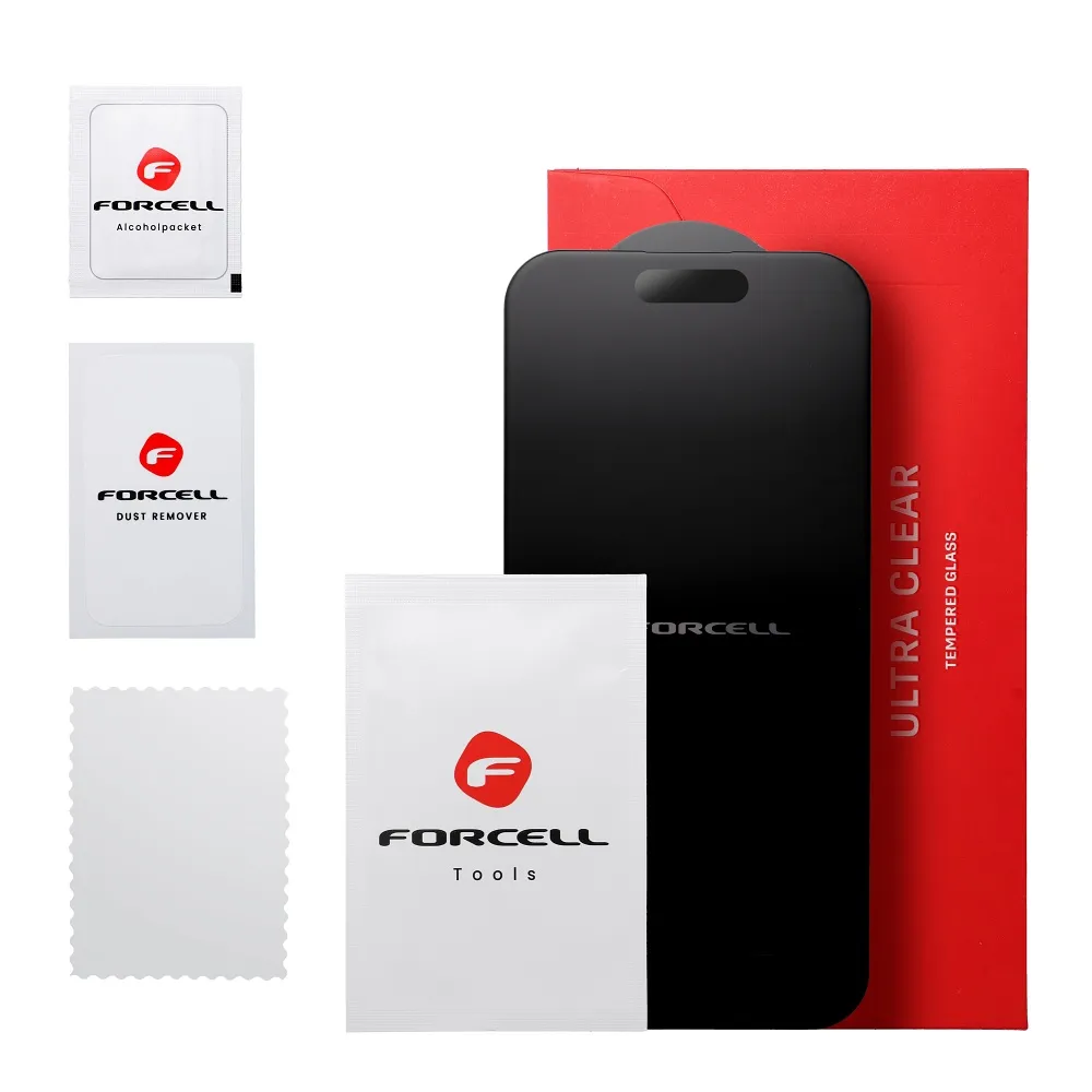 Tempered glass to iPhone 12 PRO MAX Forcell Matt Glass black - Image 12
