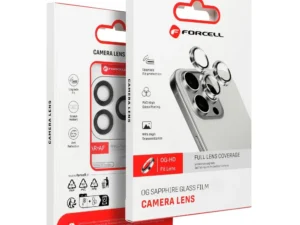 Tempered Glass Camera Lens for iPhone 14 PRO / 14 PRO MAX Forcell Premium gold