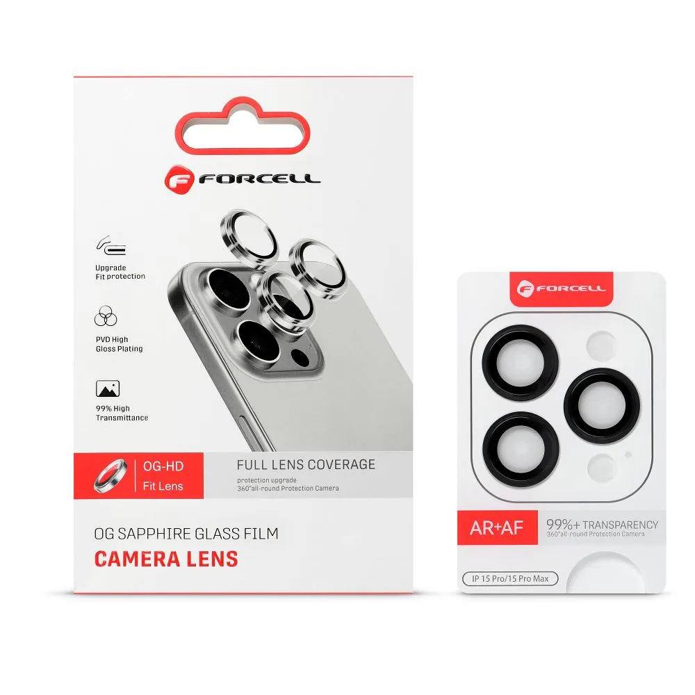 Tempered Glass Camera Lens for iPhone 17 Forcell Premium light green - Image 2