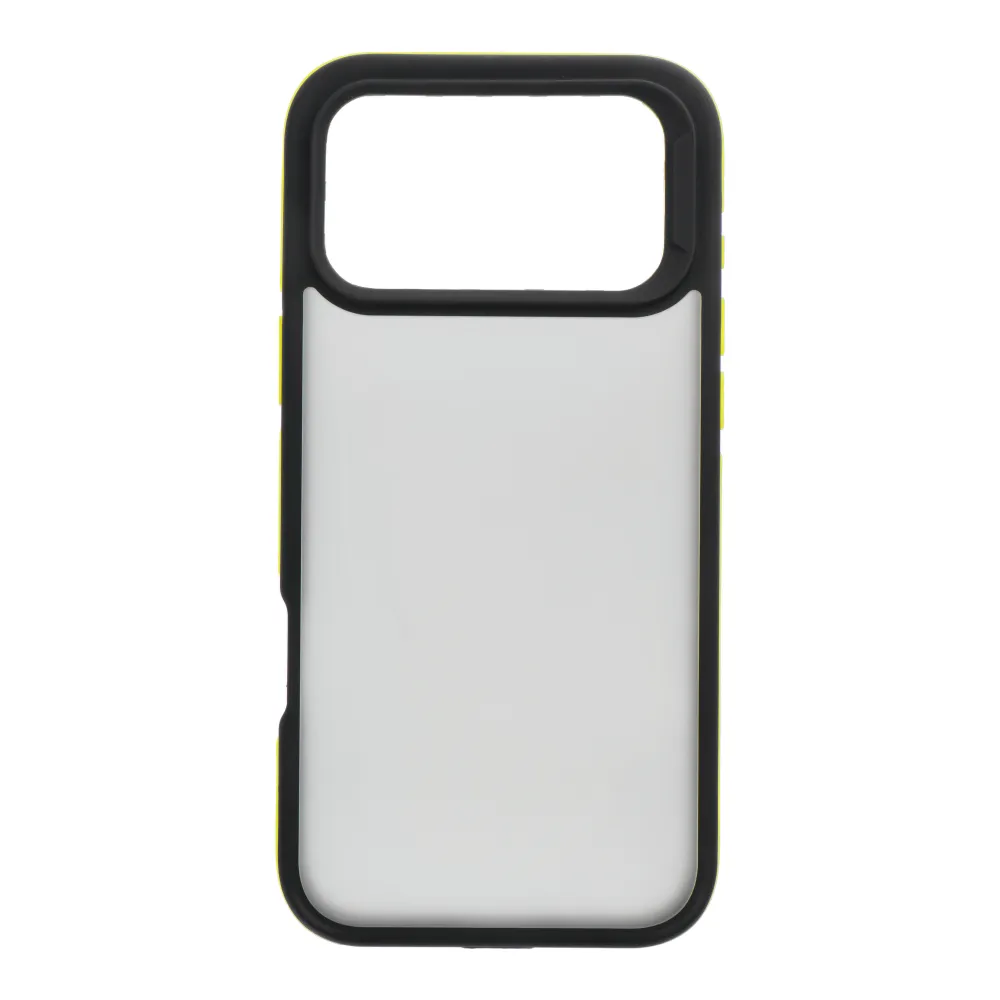 Case for iPhone 17 Pro Max / 18 Pro Max (low camera edge) Neo yellow - 5. kép