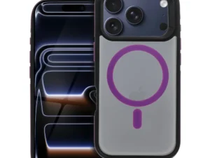 Case for iPhone 17 Pro / 18 Pro (low camera edge) Neo compatible with MagSafe purple