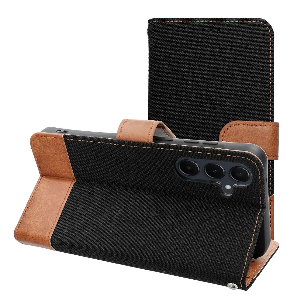 Flip case for Xiaomi Redmi NOTE 14 4G (GLOBAL - 163,25mm x 76,55mm x 8,16mm) Jeans Book black - Image 7